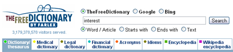 Use TheFreeDictionary.com to improve your English