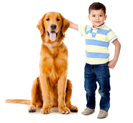 Small children, pets and the English language