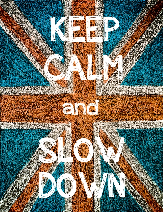 Solution: Simply Slow Down!